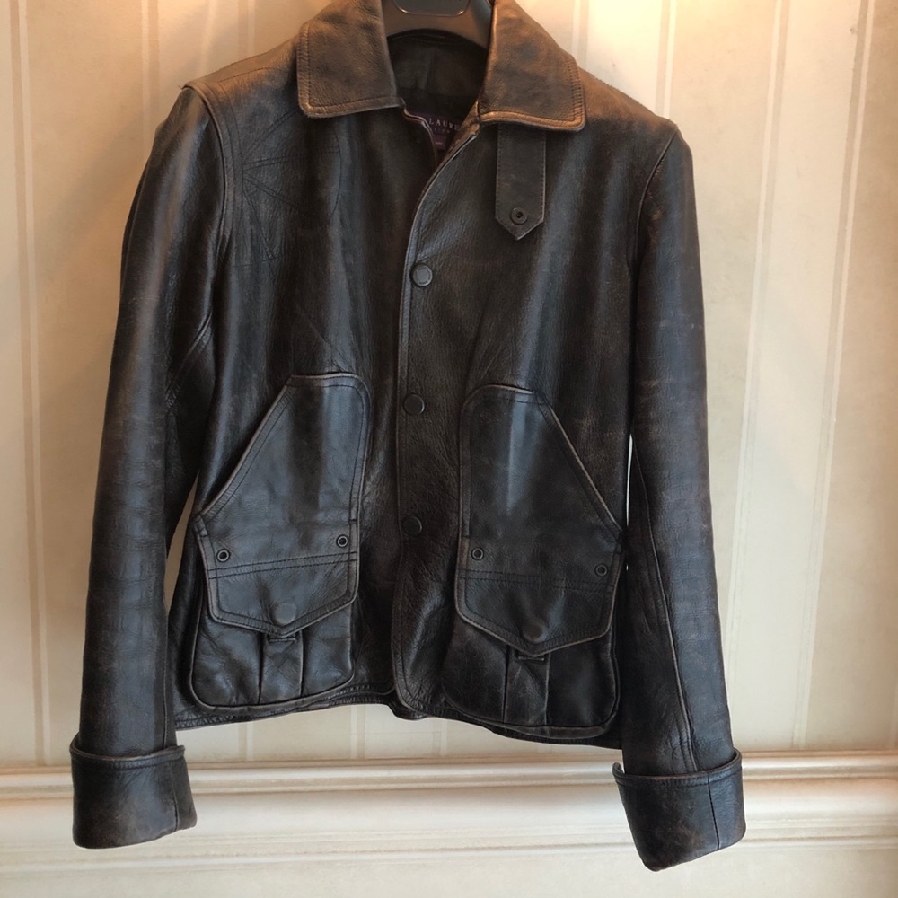 Ralph Lauren Collection Leather Jacket